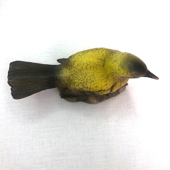 Lefton Porcelain Vintage Hand Painted Gold Finch Collectible Figurine E-4182 - Picture 3 of 14